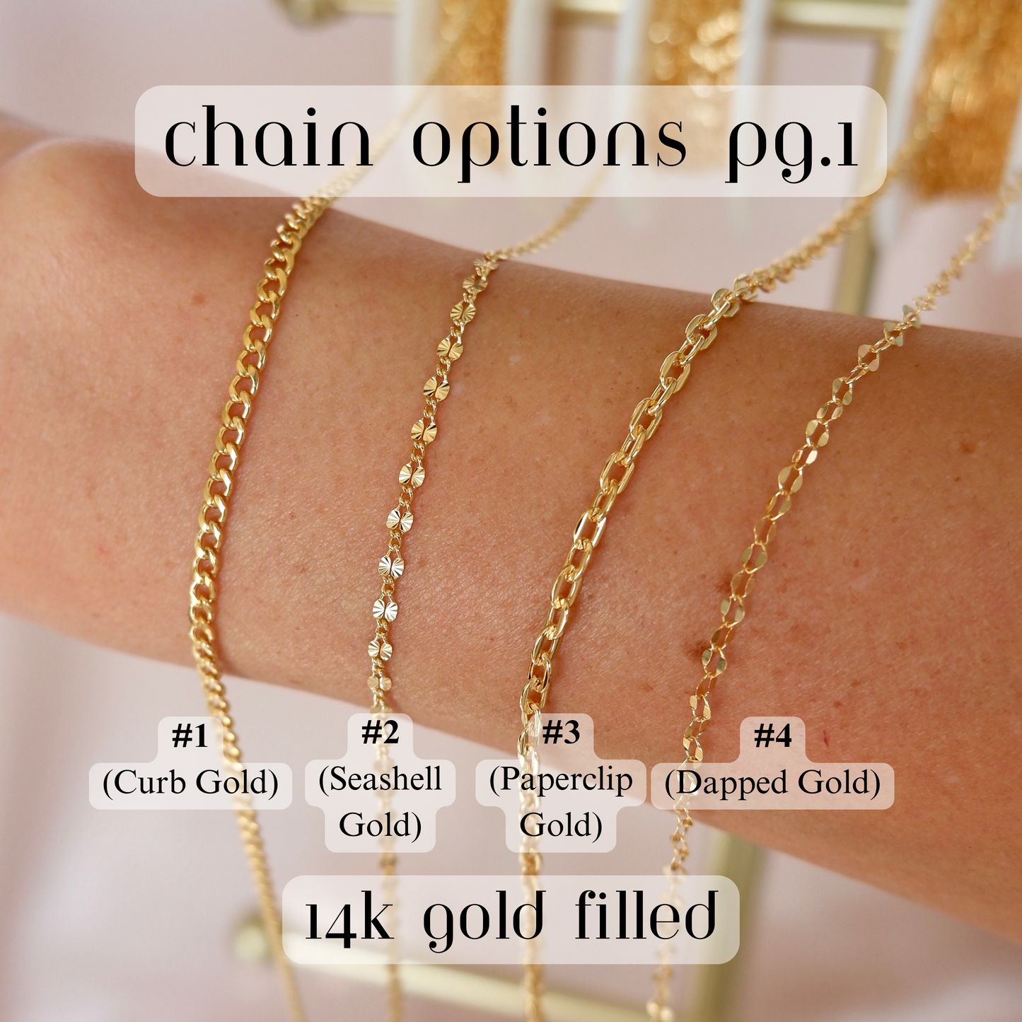 Custom Initial Chain Bracelet
