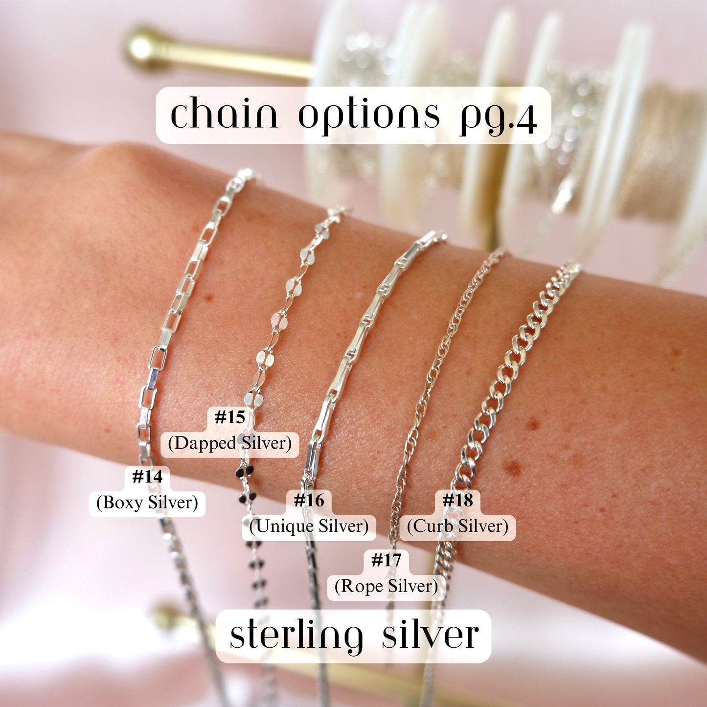 Custom Initial Chain Bracelet