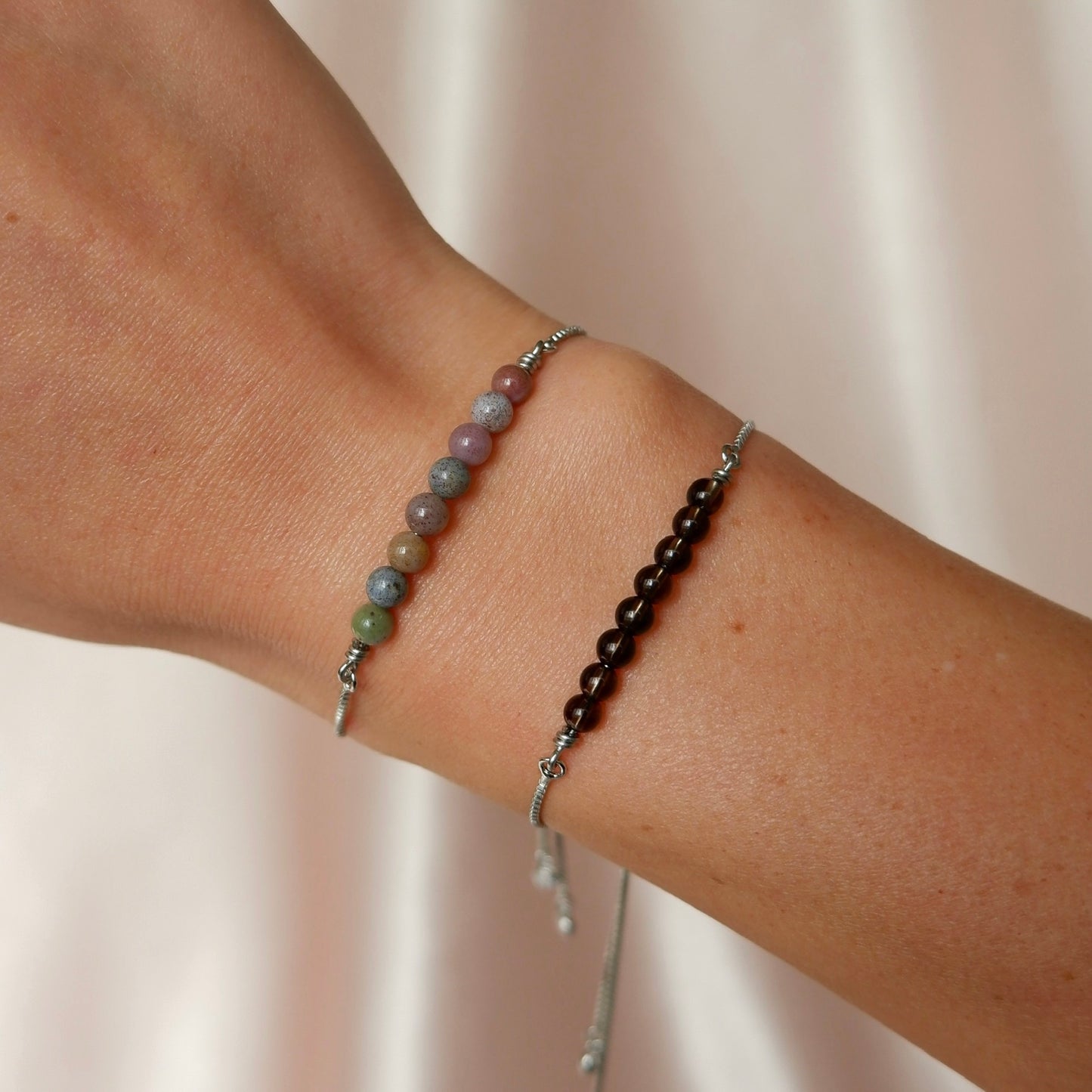 Adjustable Gemstone Bracelet