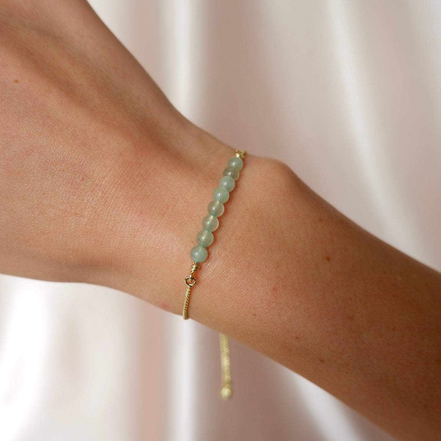 Adjustable Gemstone Bracelet