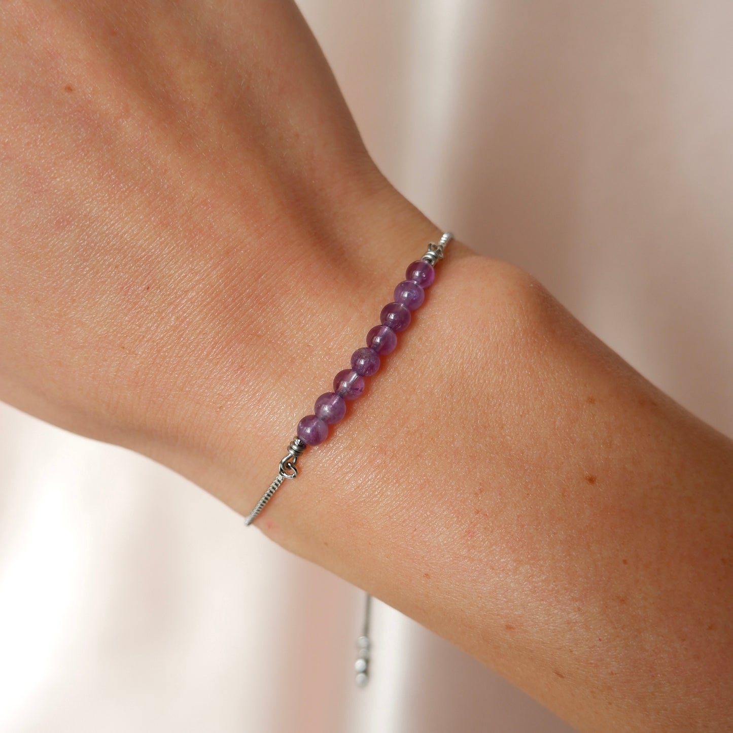 Adjustable Gemstone Bracelet