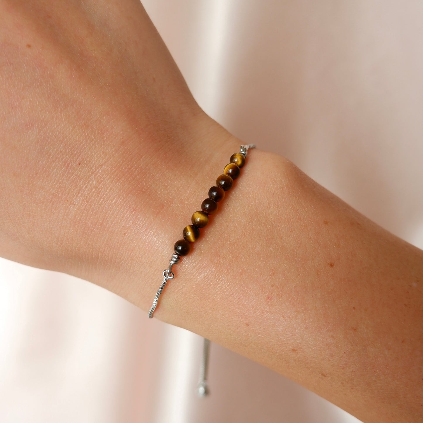 Adjustable Gemstone Bracelet