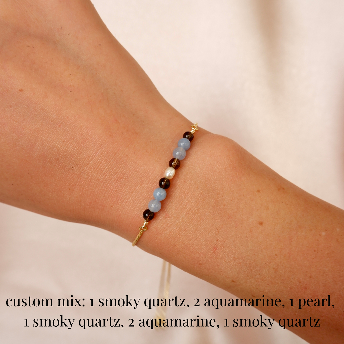Adjustable Gemstone Bracelet