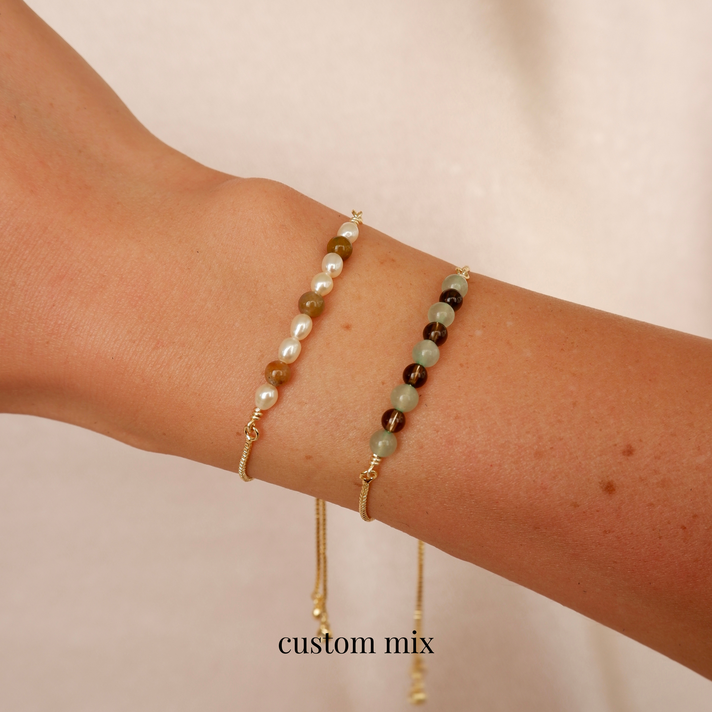 Adjustable Gemstone Bracelet