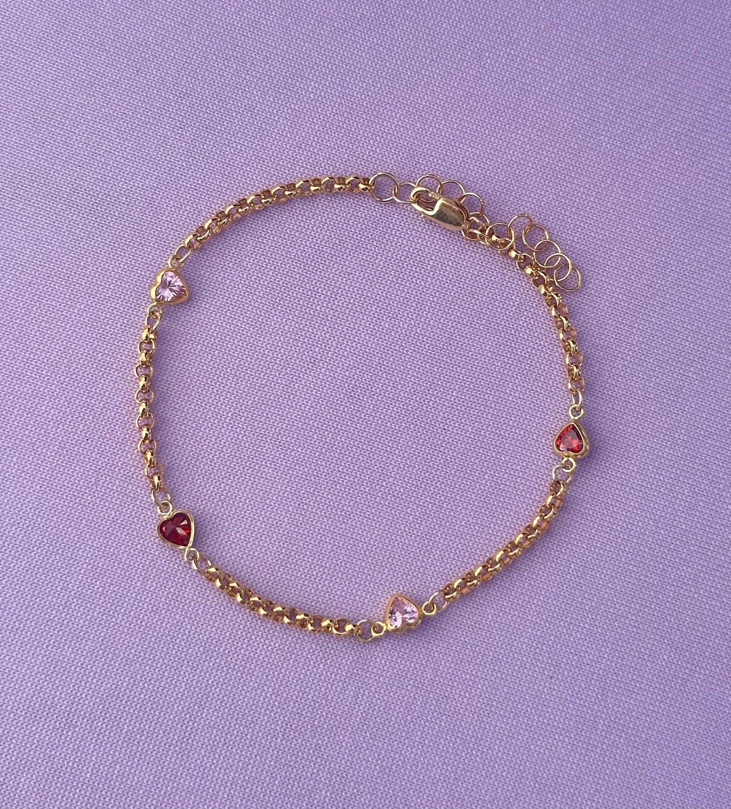 Gold Filled Heart Bracelet