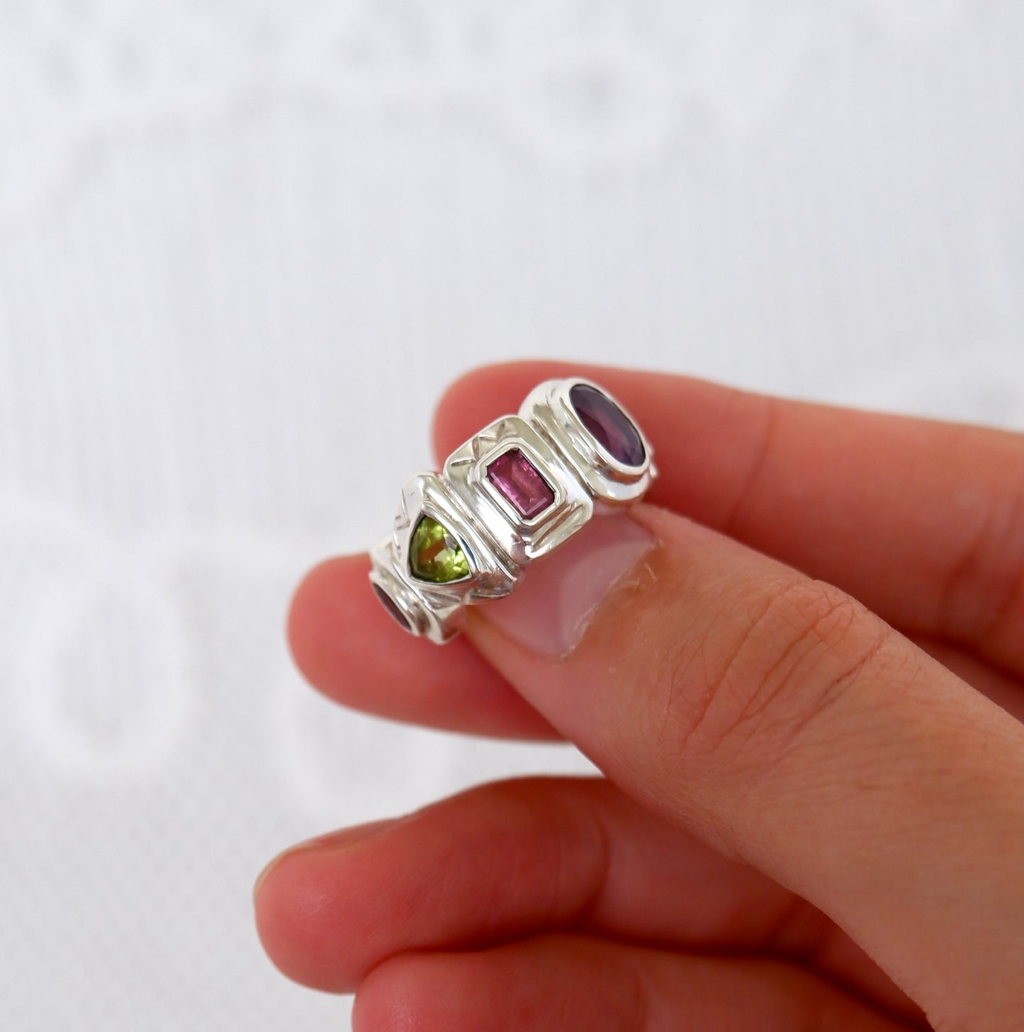 Multicolor Gemstone Ring