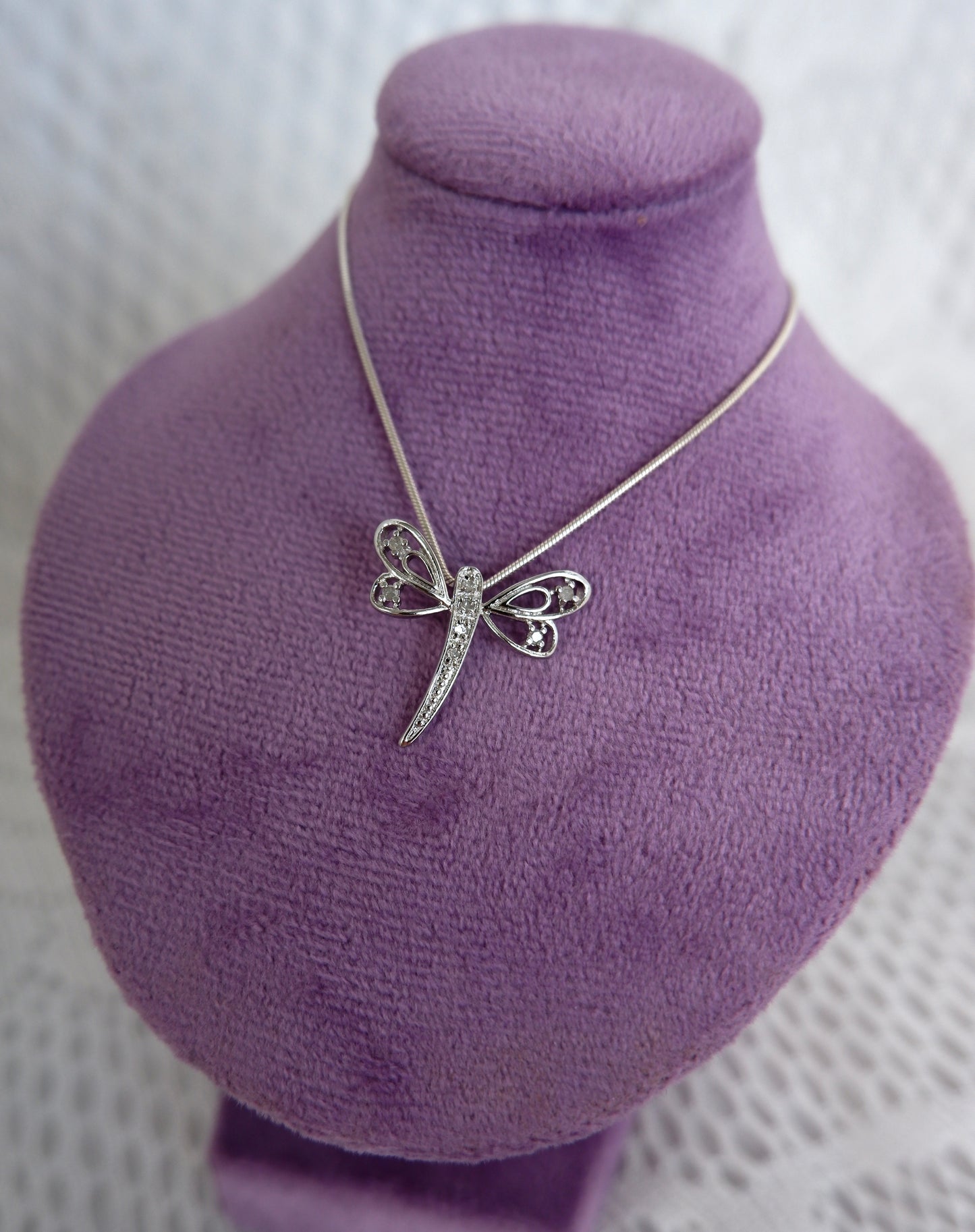 Crystal Dragonfly Necklace