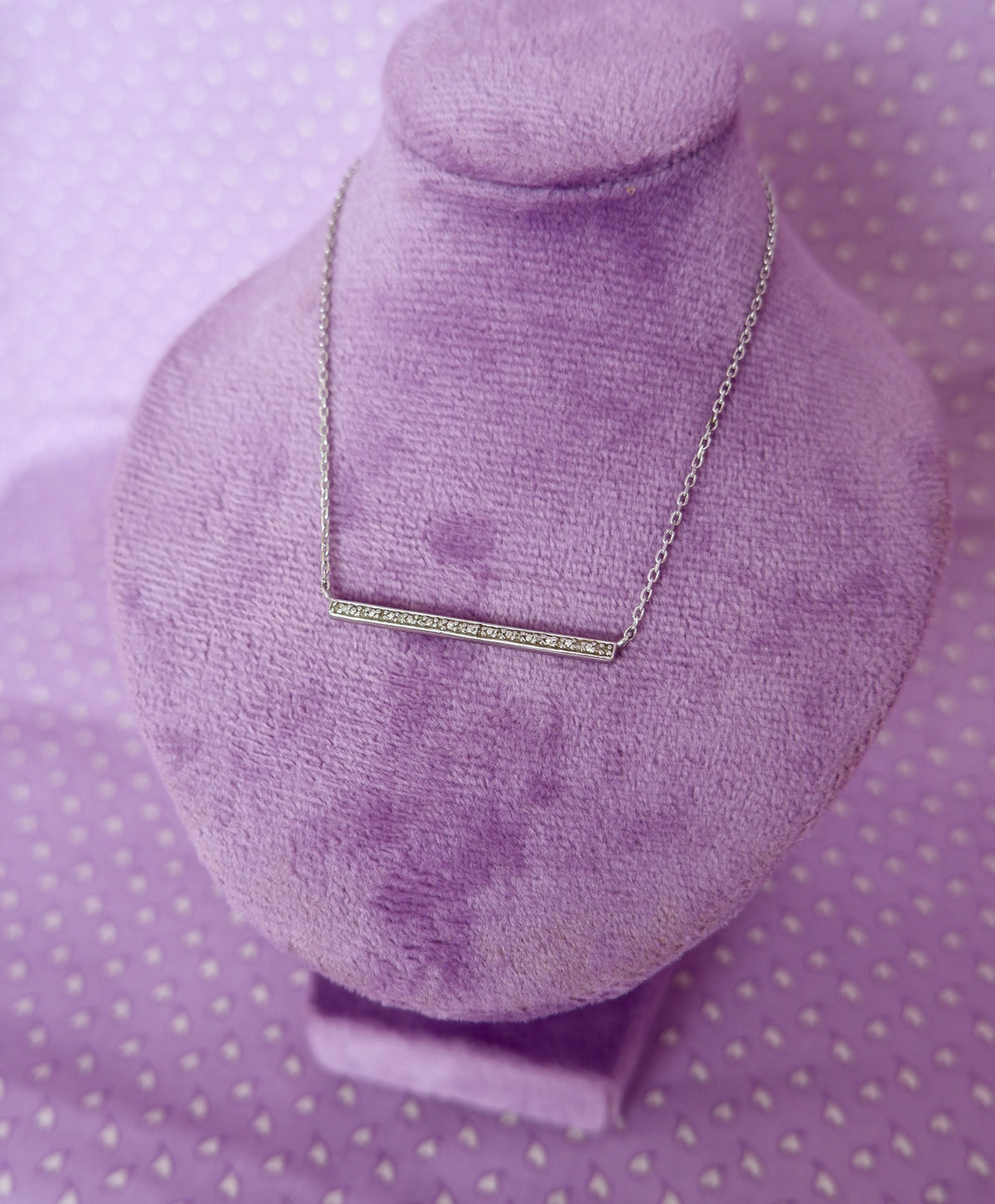 Textured Layering Bar Necklace
