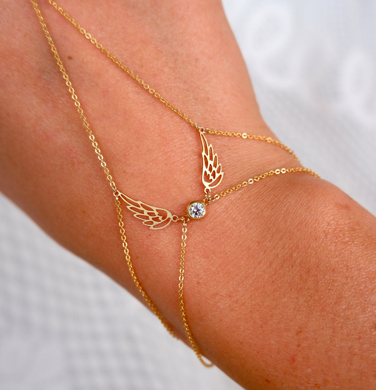 Angel Wing Hand Chain