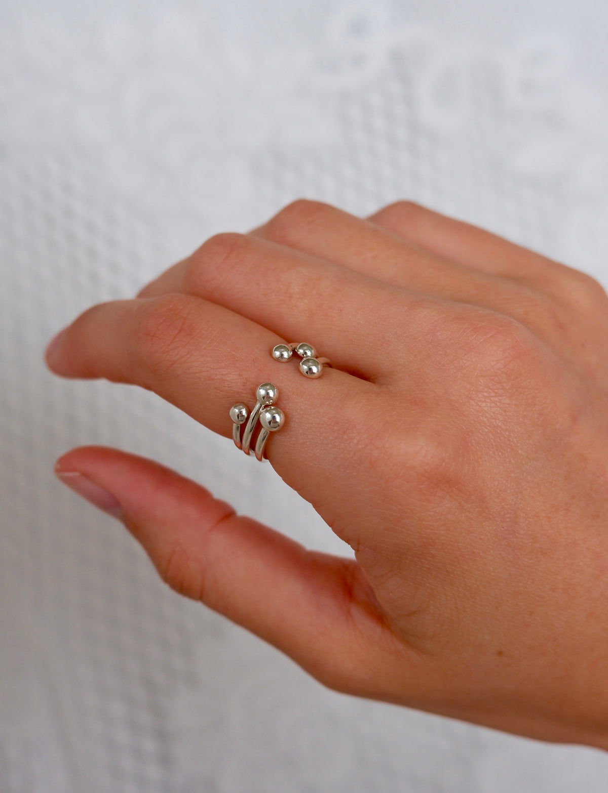 Stackable Open Ball Ring
