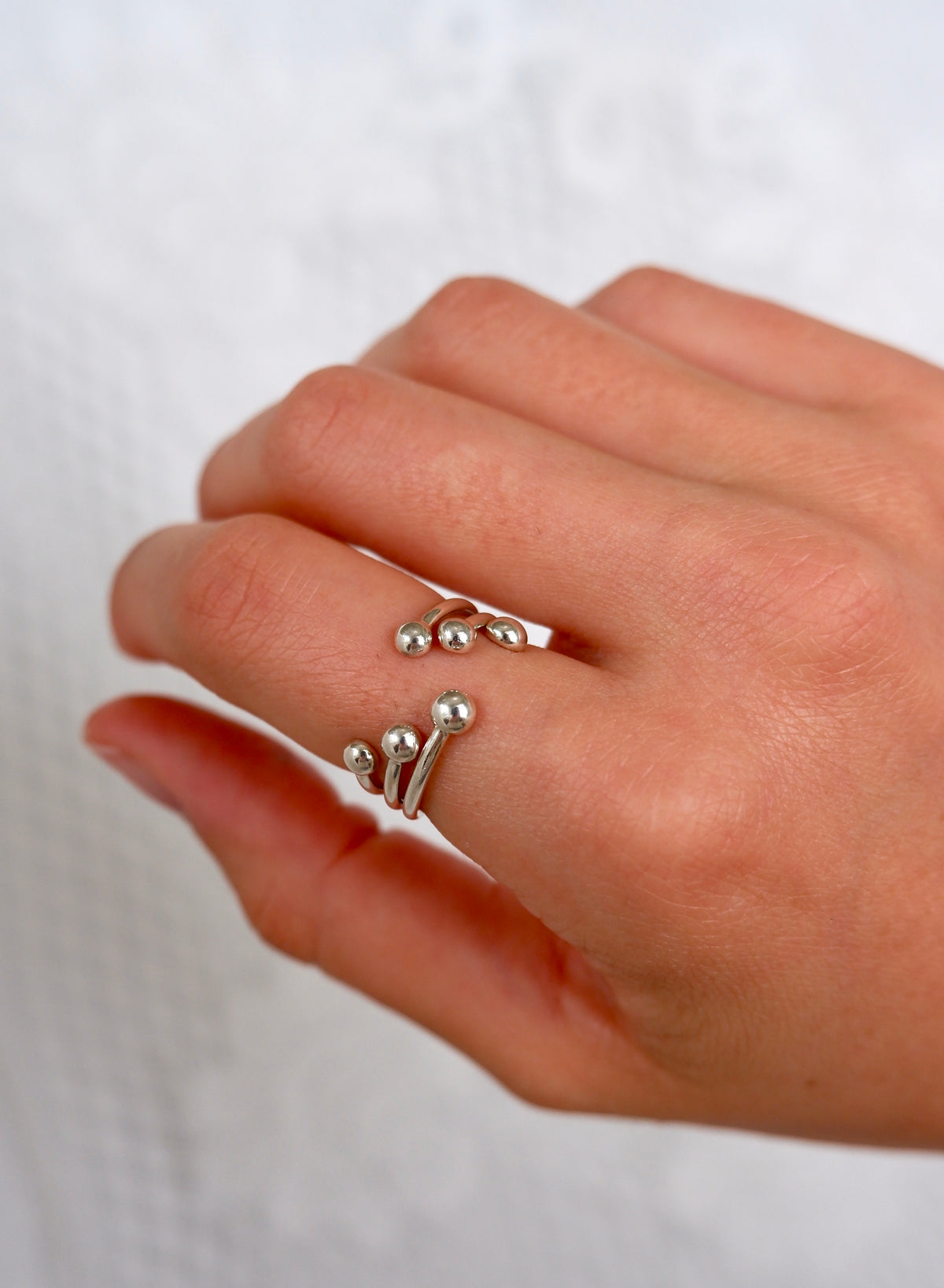 Stackable Open Ball Ring