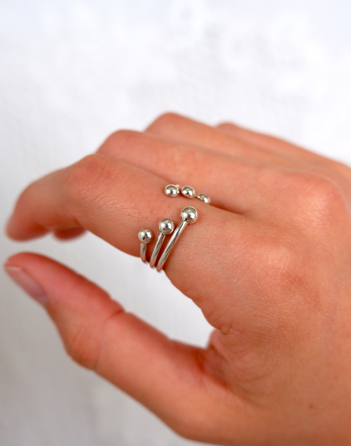 Stackable Open Ball Ring