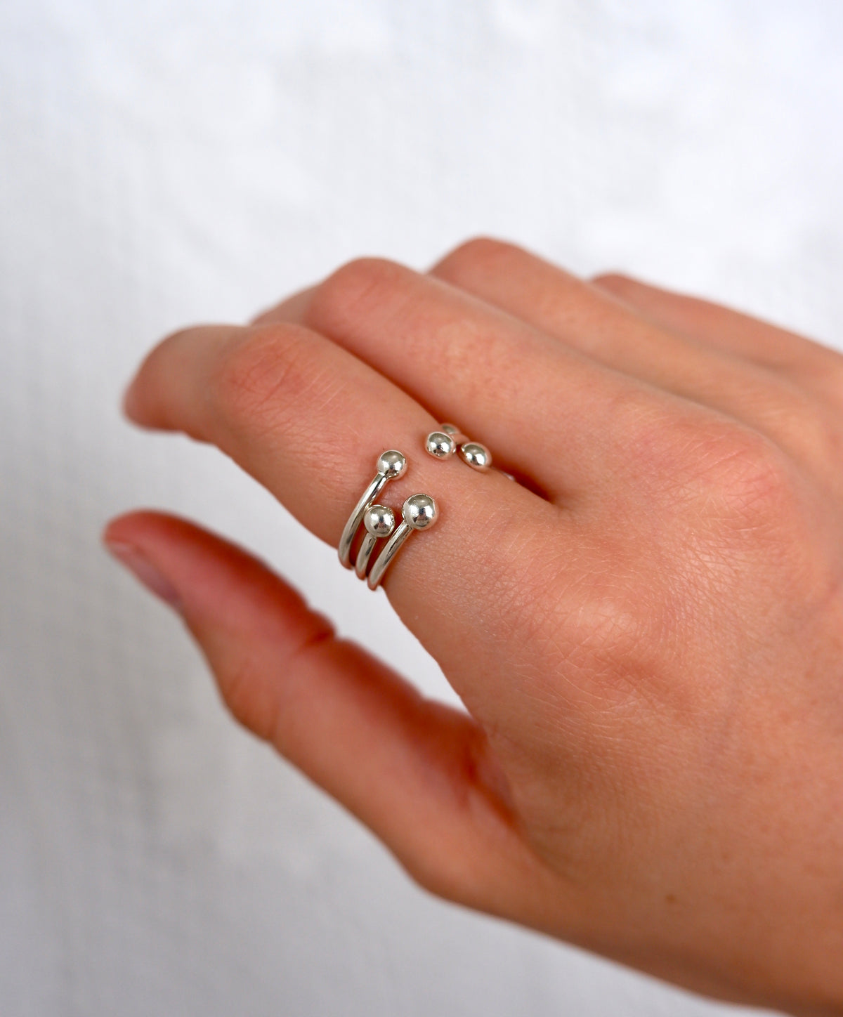 Stackable Open Ball Ring
