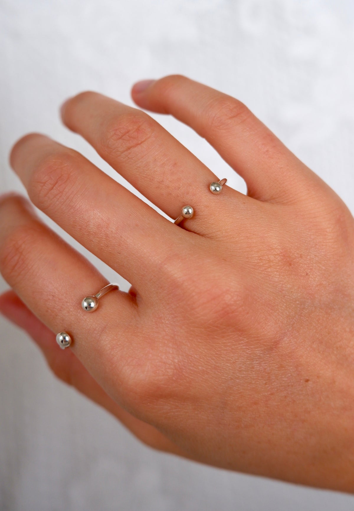 Stackable Open Ball Ring