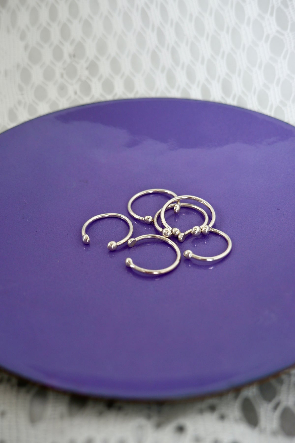 Stackable Open Ball Ring
