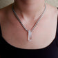 Quartz Crystal Point Chain Necklace