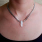 Quartz Crystal Point Chain Necklace