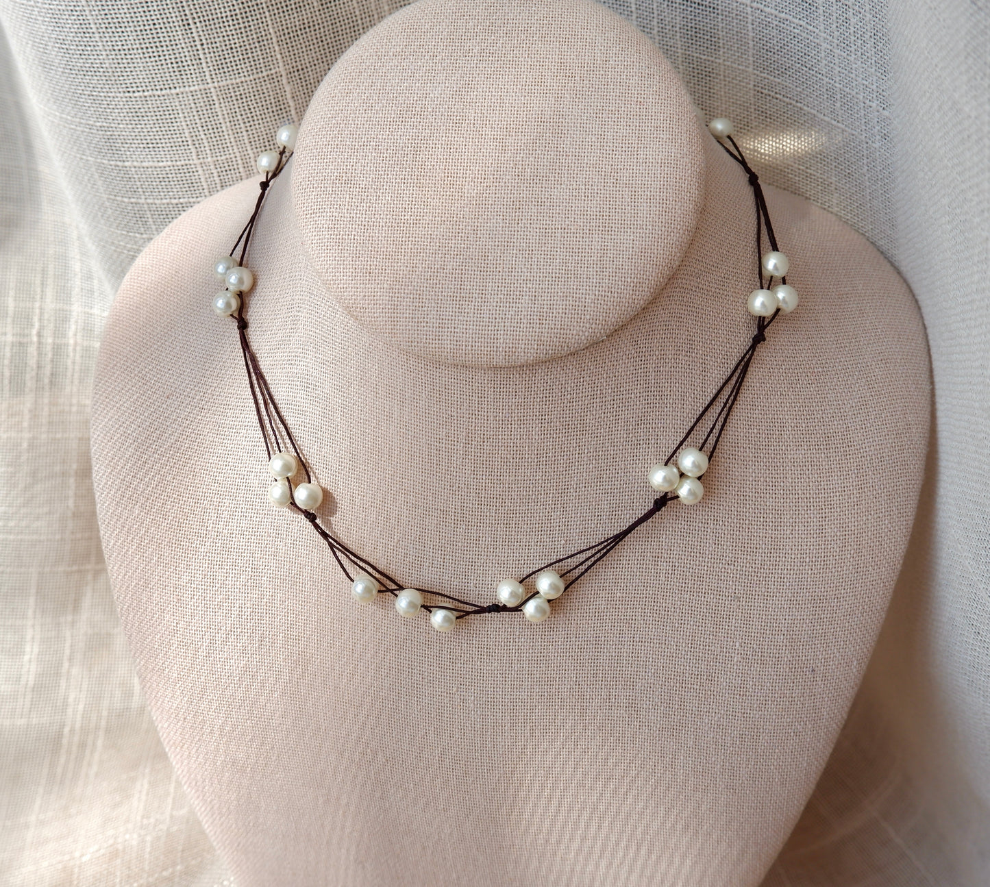 Beachy Pearl Necklace