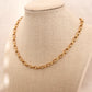 Chunky Oval Link Gold Necklace