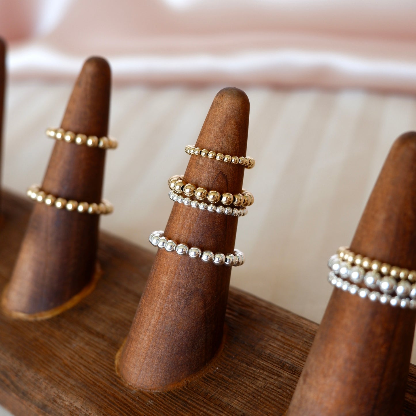 Stretchy Beaded Rings