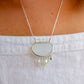 Sterling Silver Sea Glass Necklace