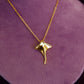 Gold Stingray Necklace