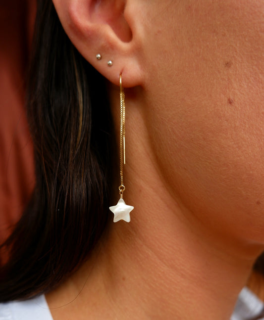 Threader Drop Earrings