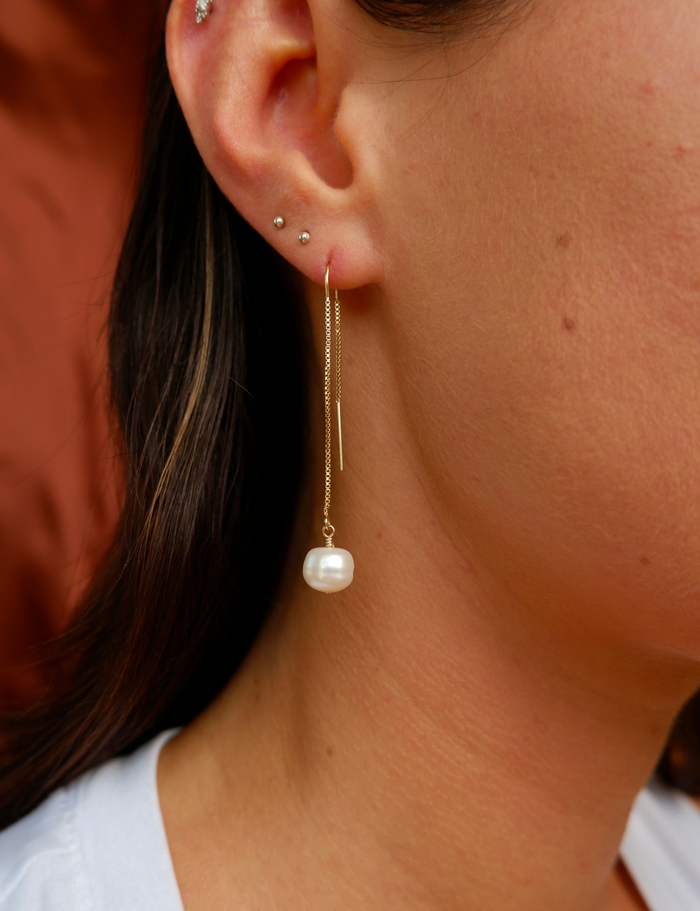 Threader Drop Earrings