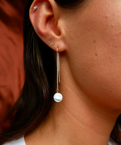 Threader Drop Earrings