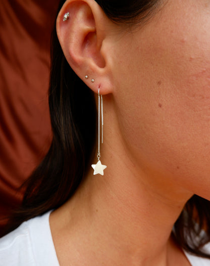 Threader Drop Earrings