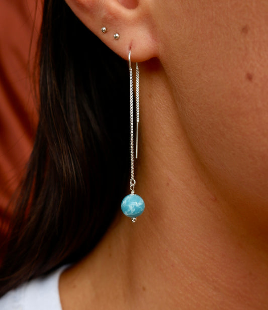Threader Drop Earrings