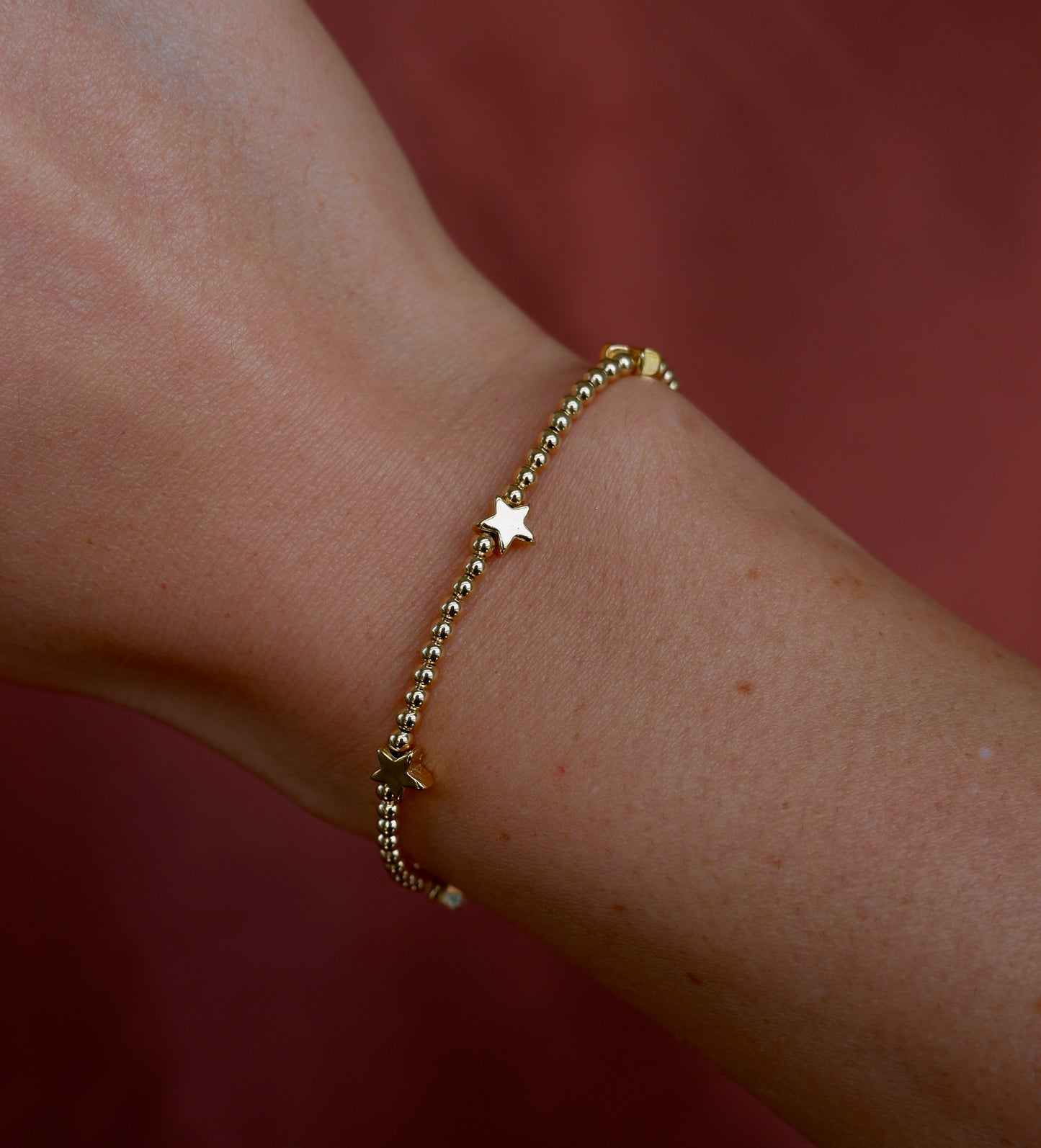 Beaded Star Bracelet