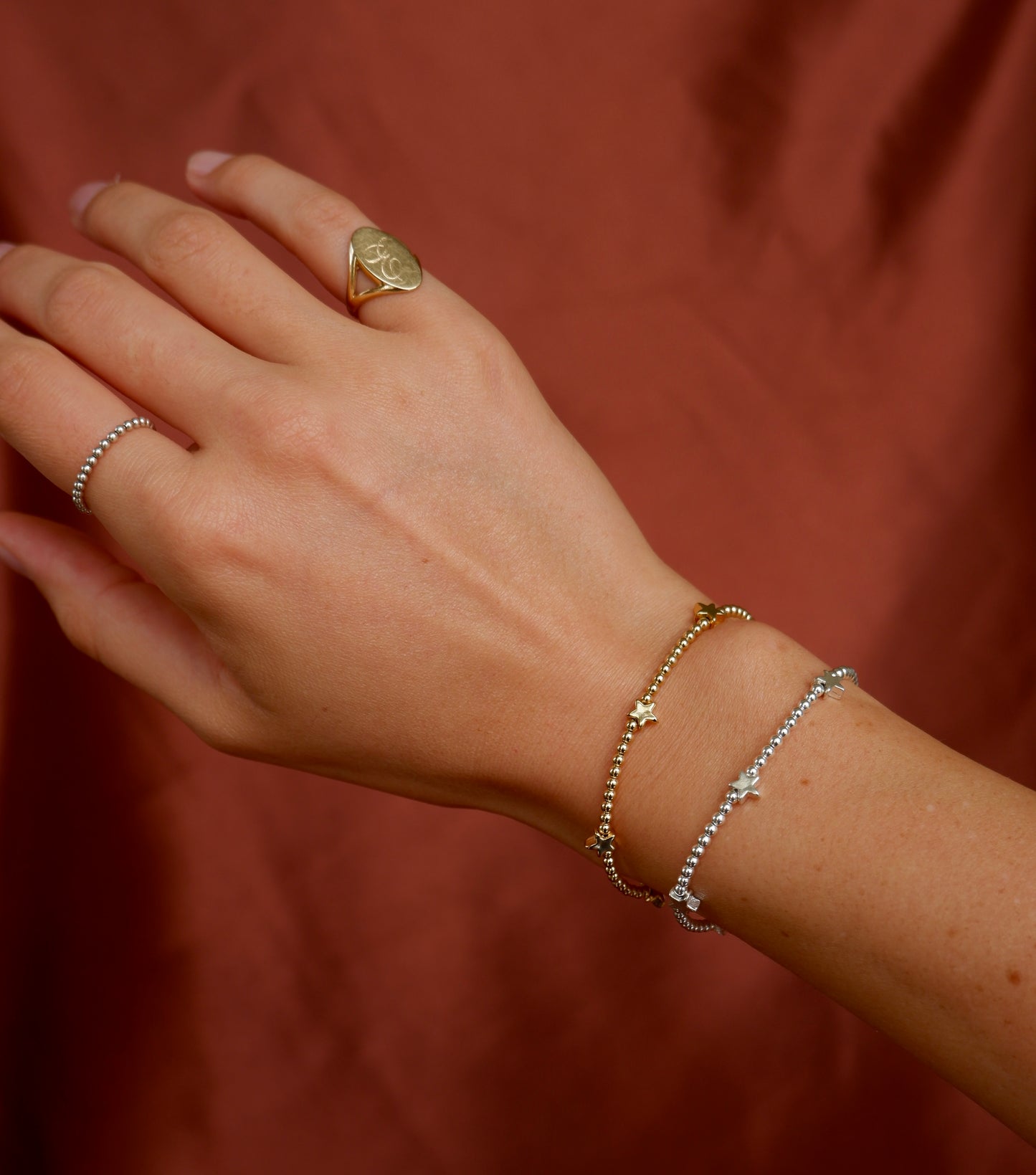 Beaded Star Bracelet