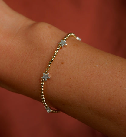 Beaded Star Bracelet