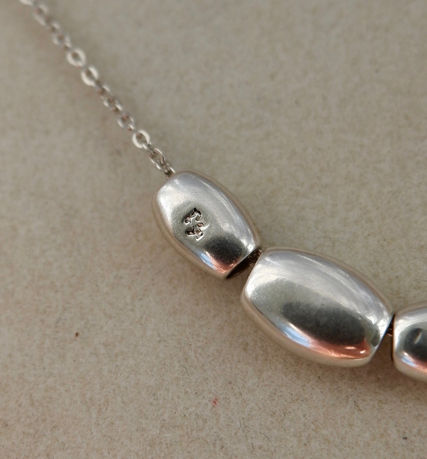 Pebble Necklace, 925 Sterling Silver
