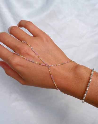 Colorful Enamel Hand Chain