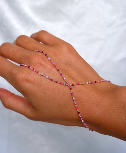 Colorful Enamel Hand Chain
