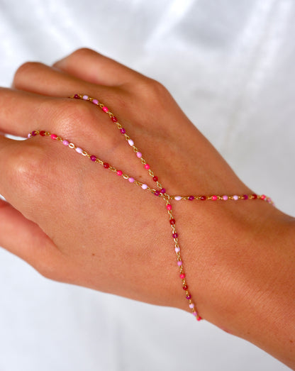 Colorful Enamel Hand Chain
