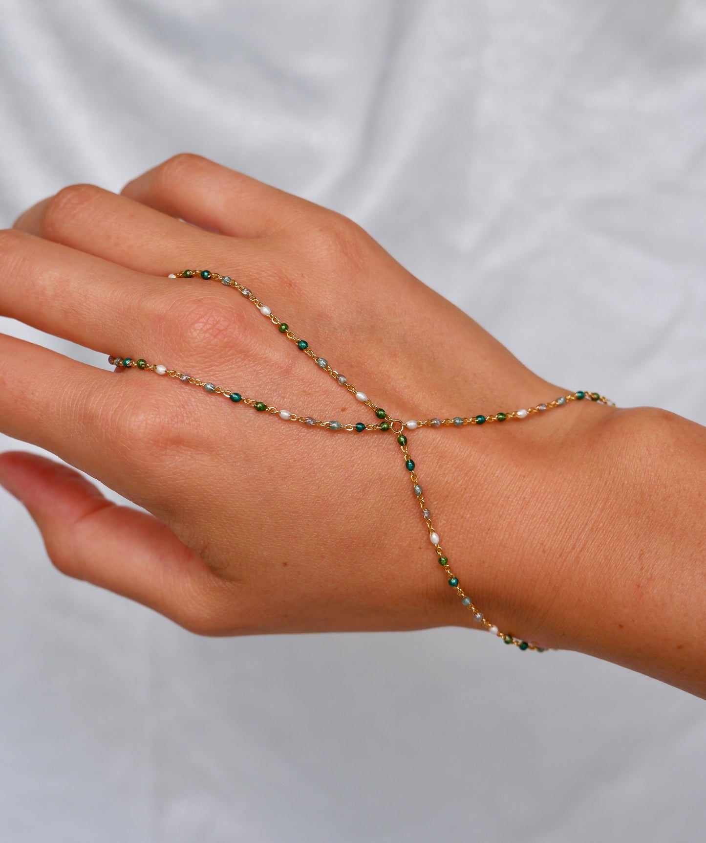 Colorful Enamel Hand Chain