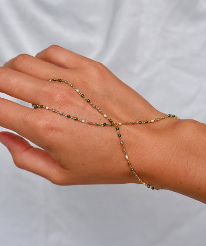 Colorful Enamel Hand Chain