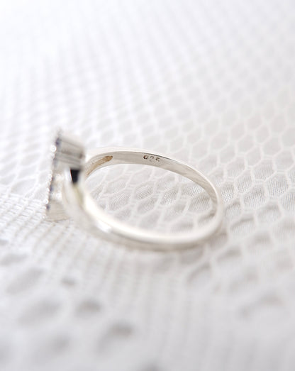 Berry Blue Cluster Ring