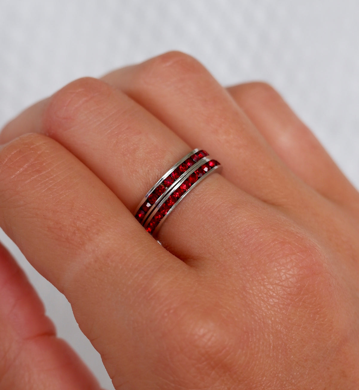 Joseph Esposito Channel Set Eternity Band