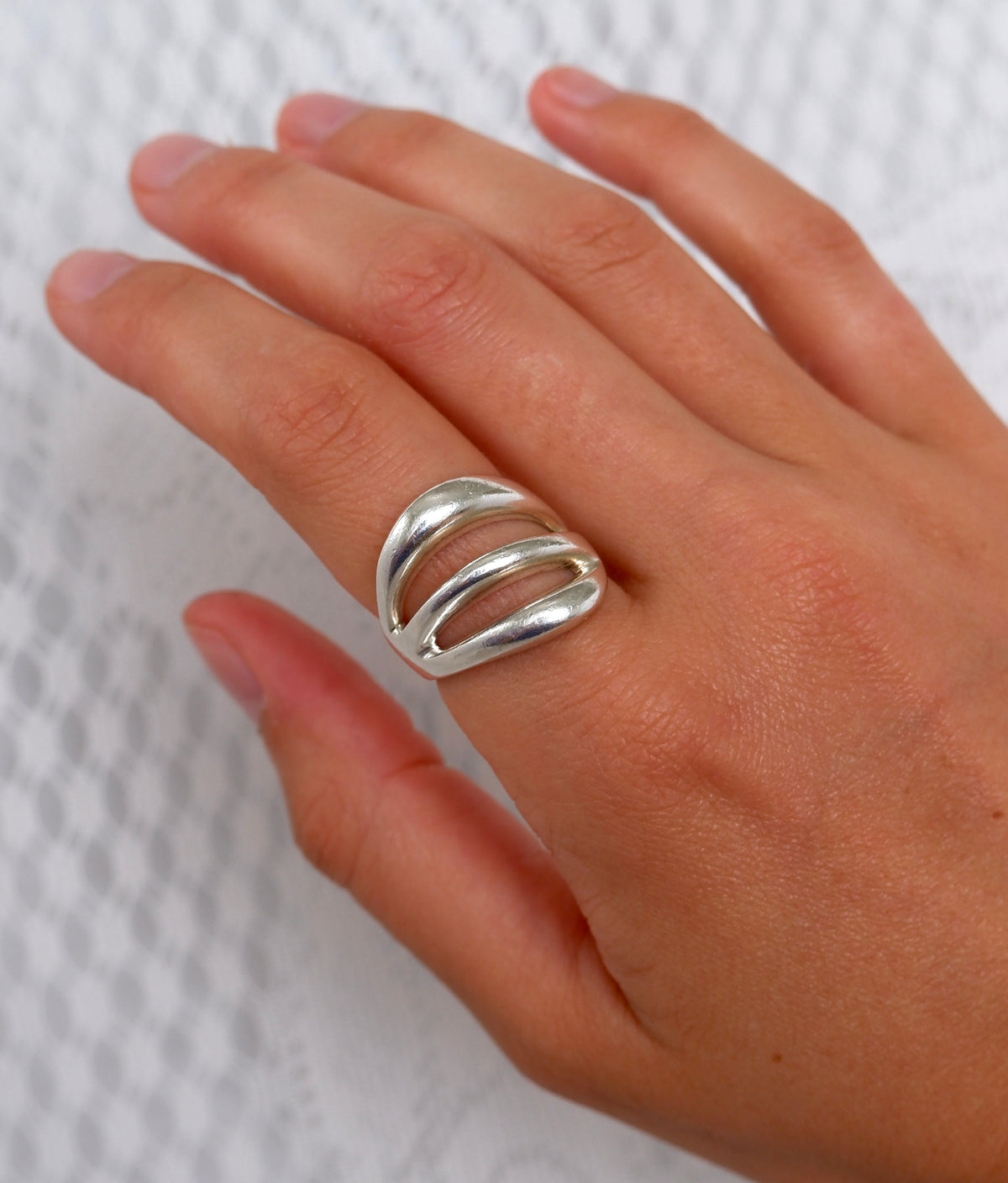 Sculptural Cutout Ring