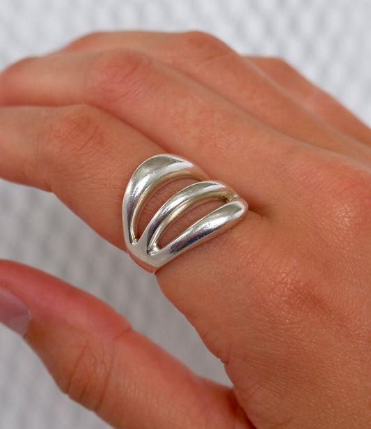 Sculptural Cutout Ring
