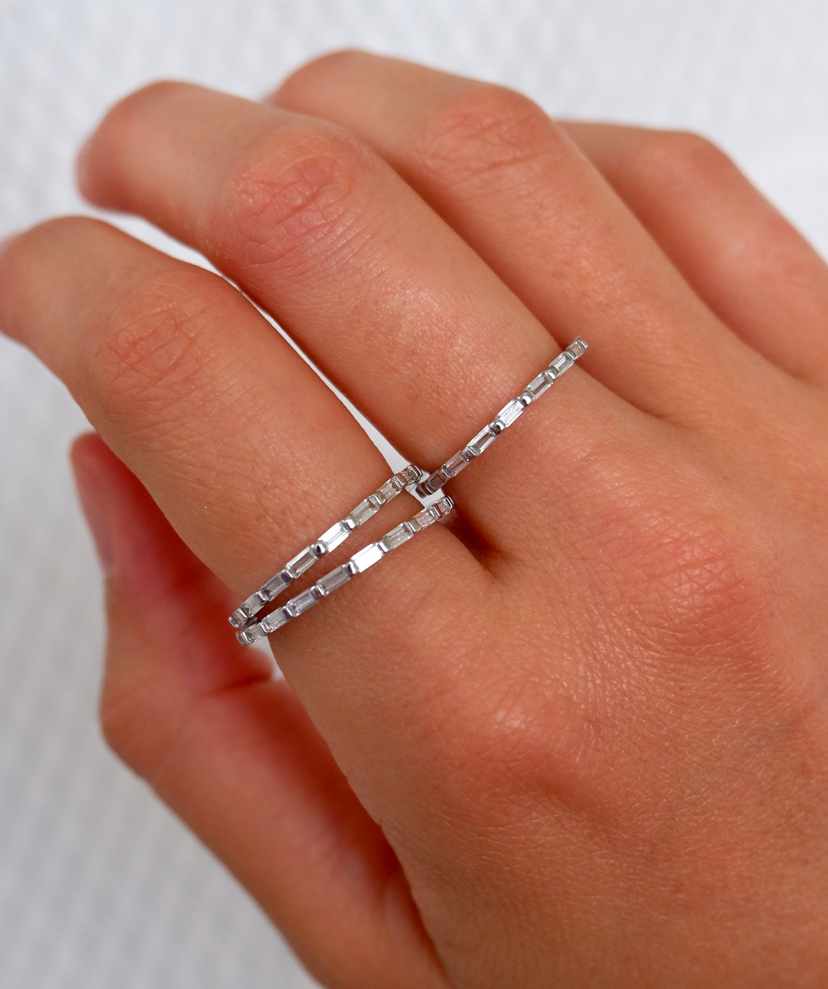 Baguette Stacking Ring