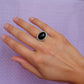 Joseph Esposito Black Onyx Ring, 925 Sterling Silver
