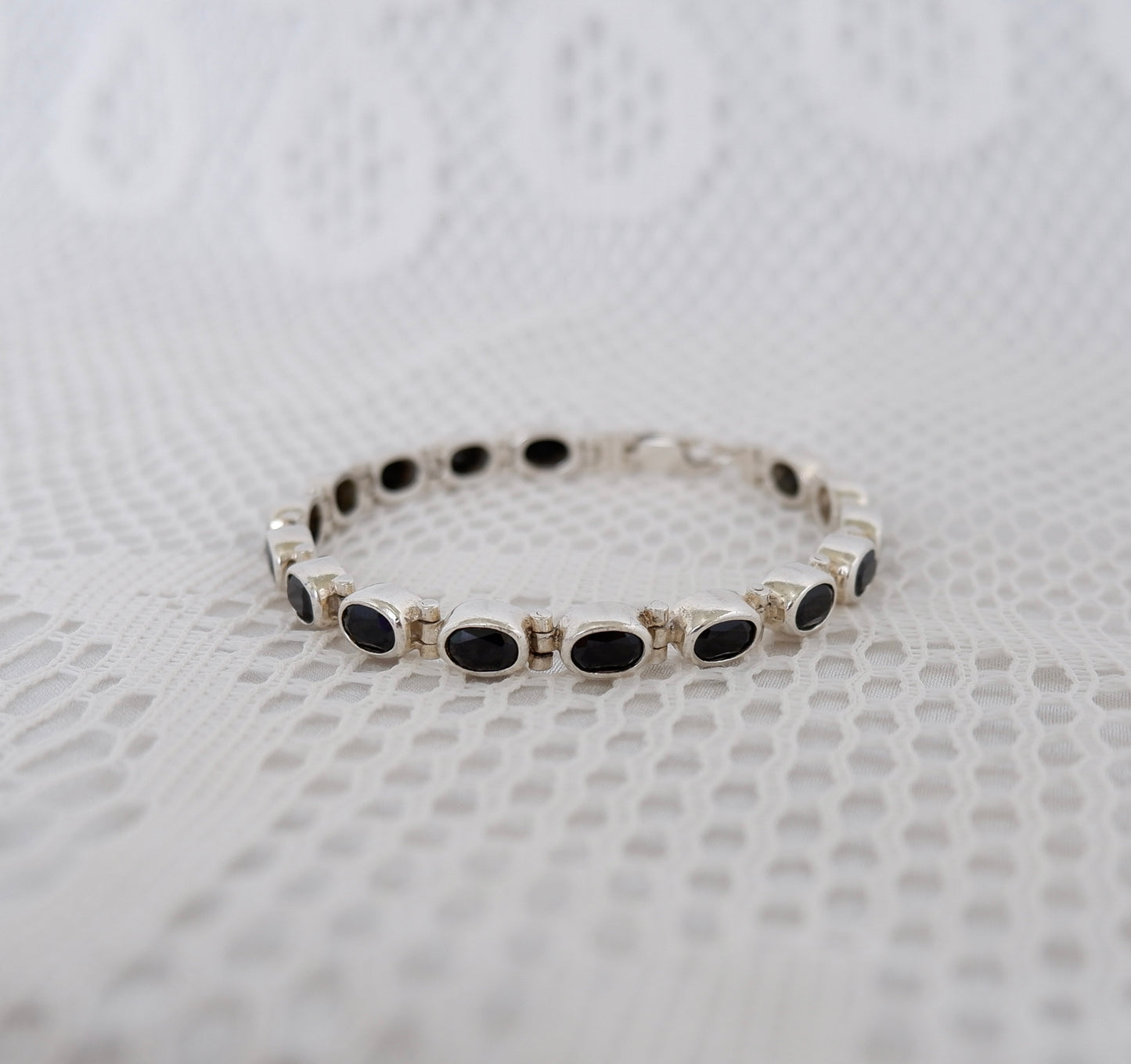 Black Onyx Tennis Bracelet