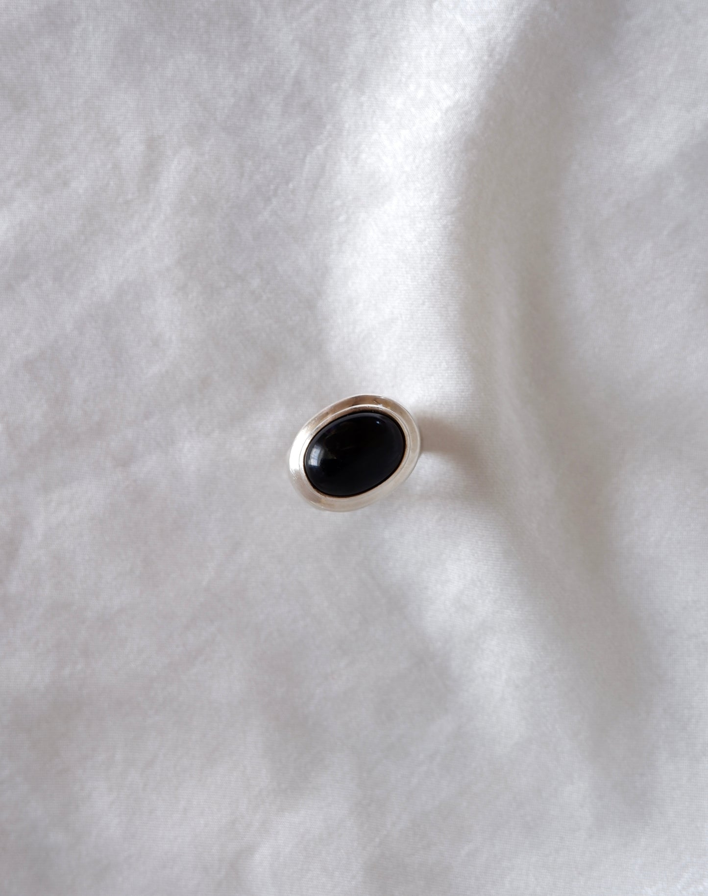 Joseph Esposito Black Onyx Ring, 925 Sterling Silver