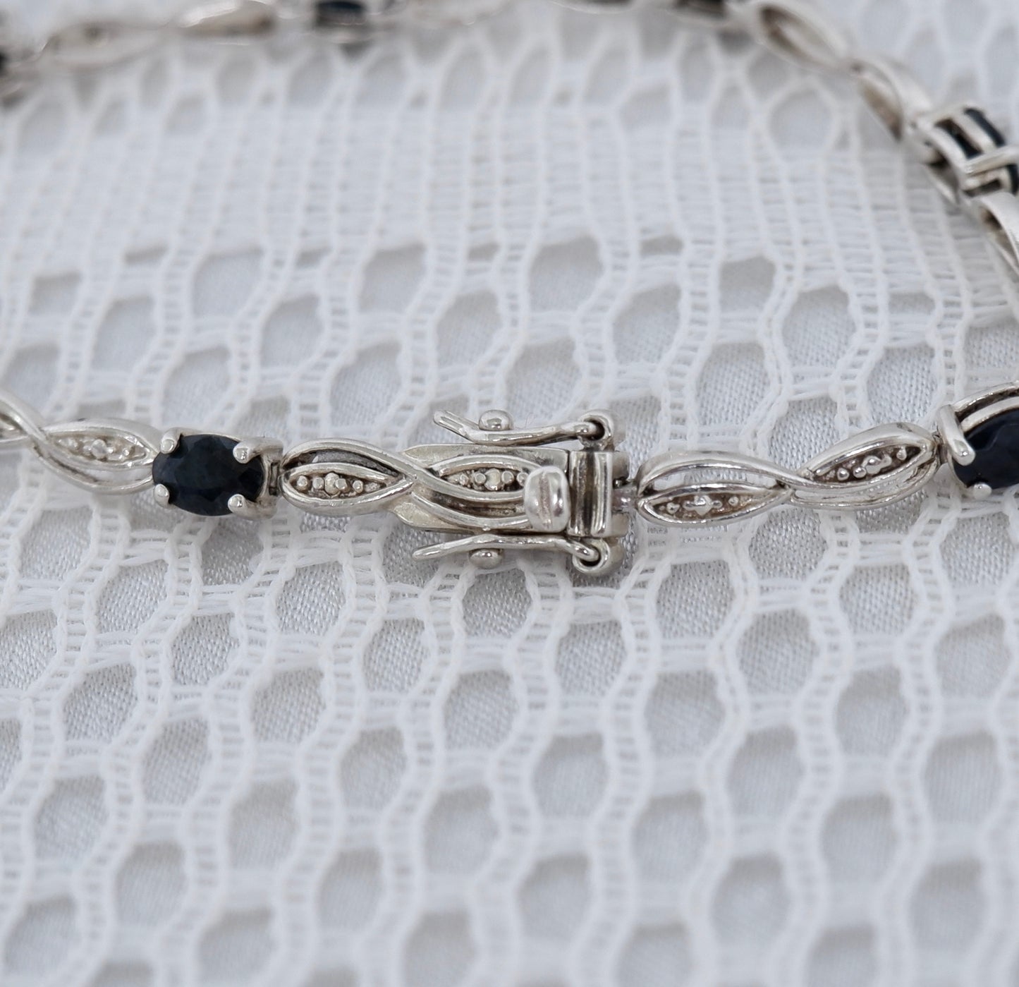 Oval Cut Sapphire Bracelet