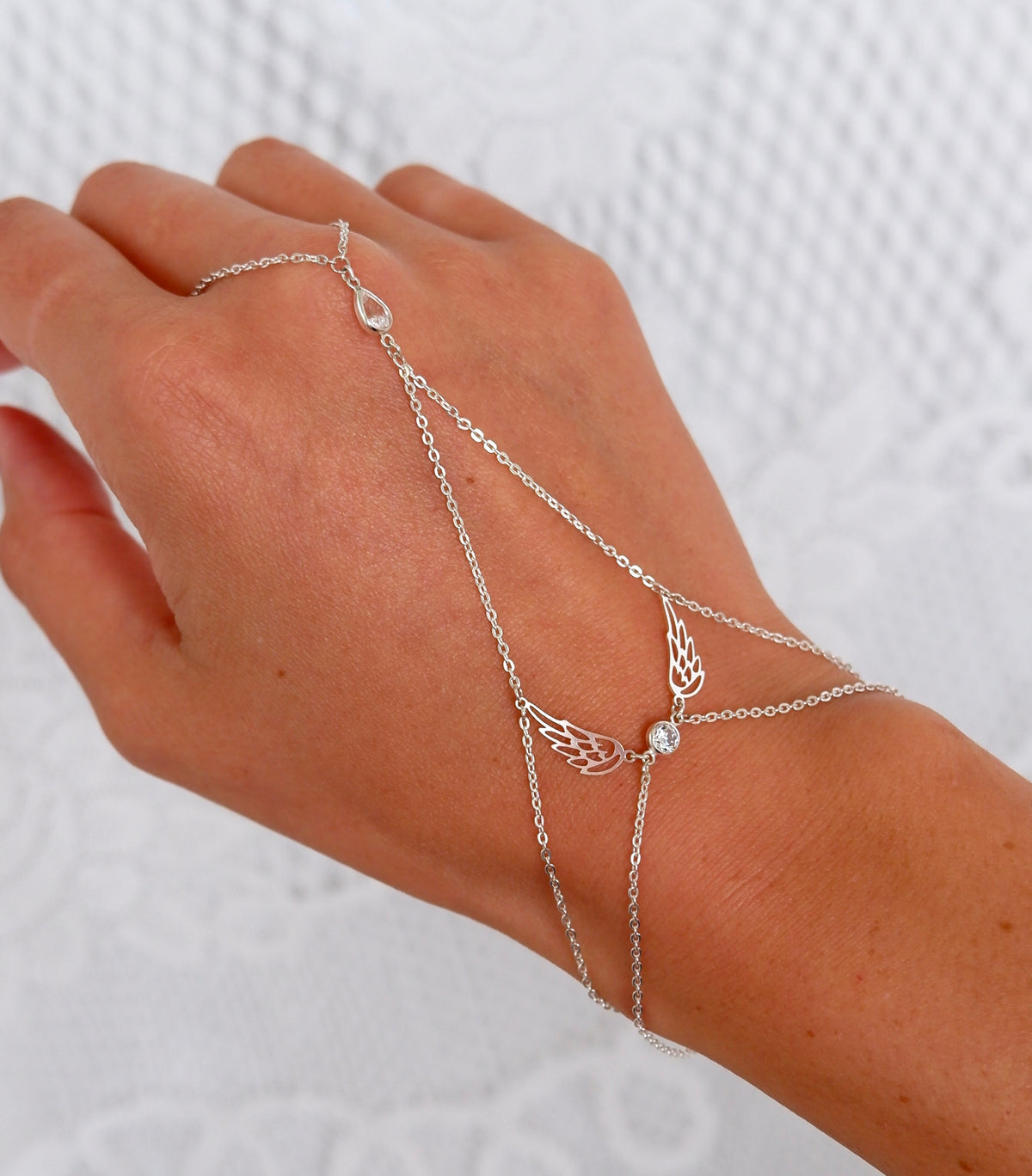 Angel Wing Hand Chain